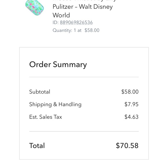 🛑SOLD🛑 NWT Disney x Lilly Wristlet - Picture 2 of 3